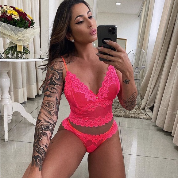 Lace cami top & panty - 2 piece set - Picture 3 of 15